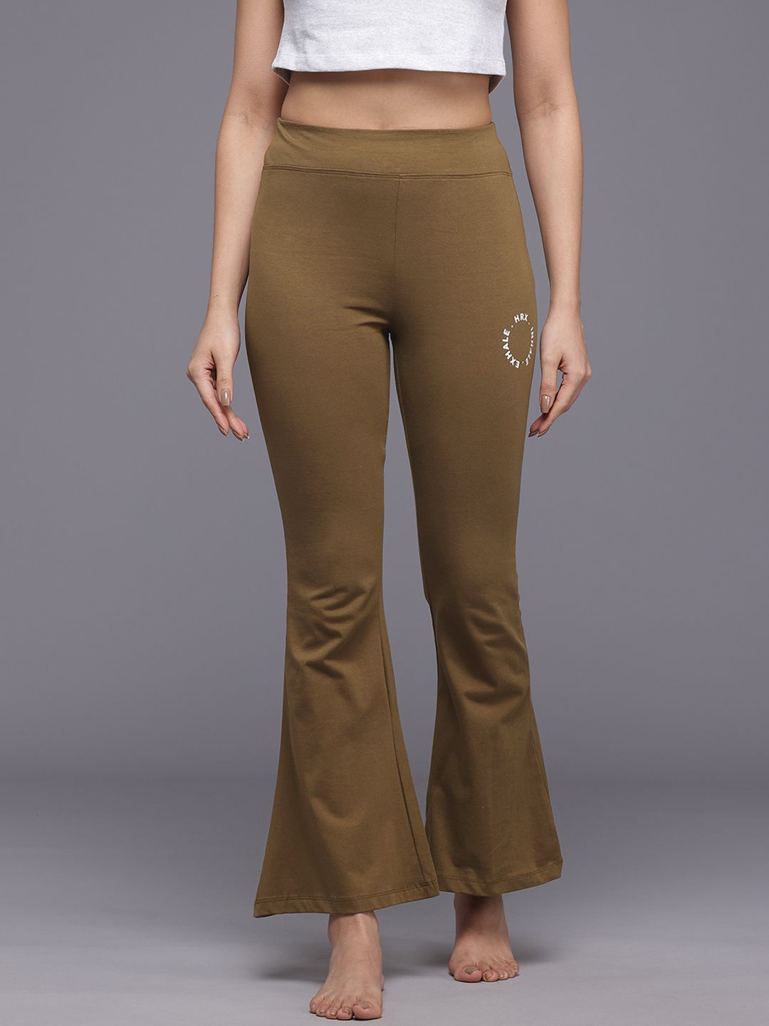 HRX by Hrithik Roshan Women Flared Yoga Tights