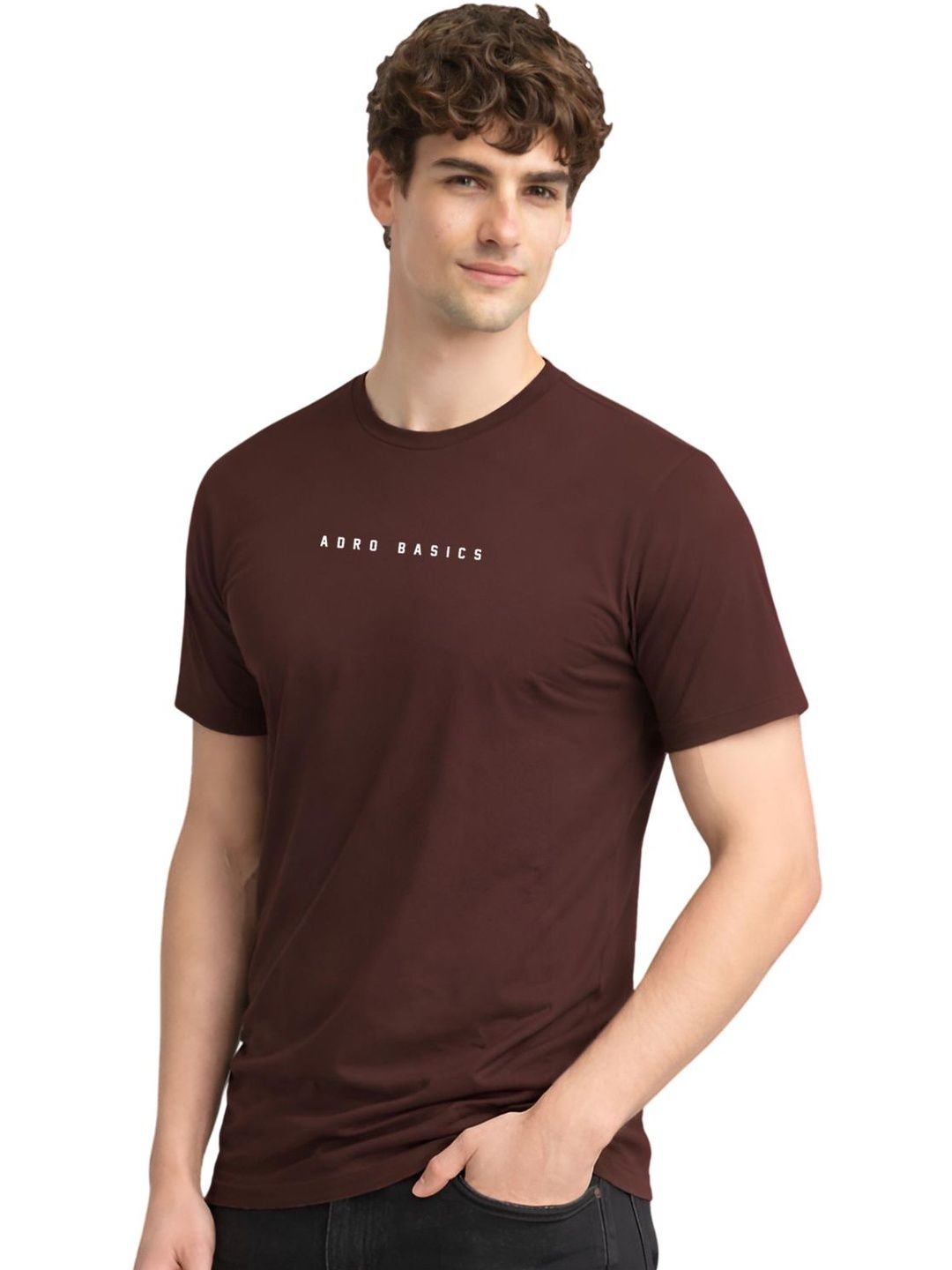 ADRO Men Typography Printed T-shirt