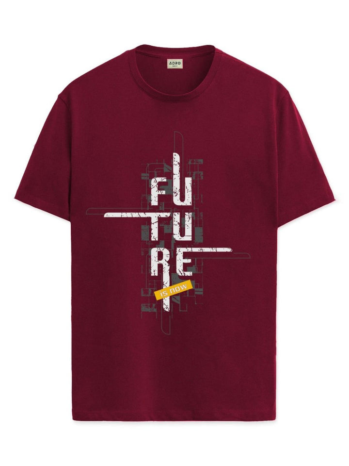 ADRO Men Graphic Printed Round Neck Cotton T-shirt