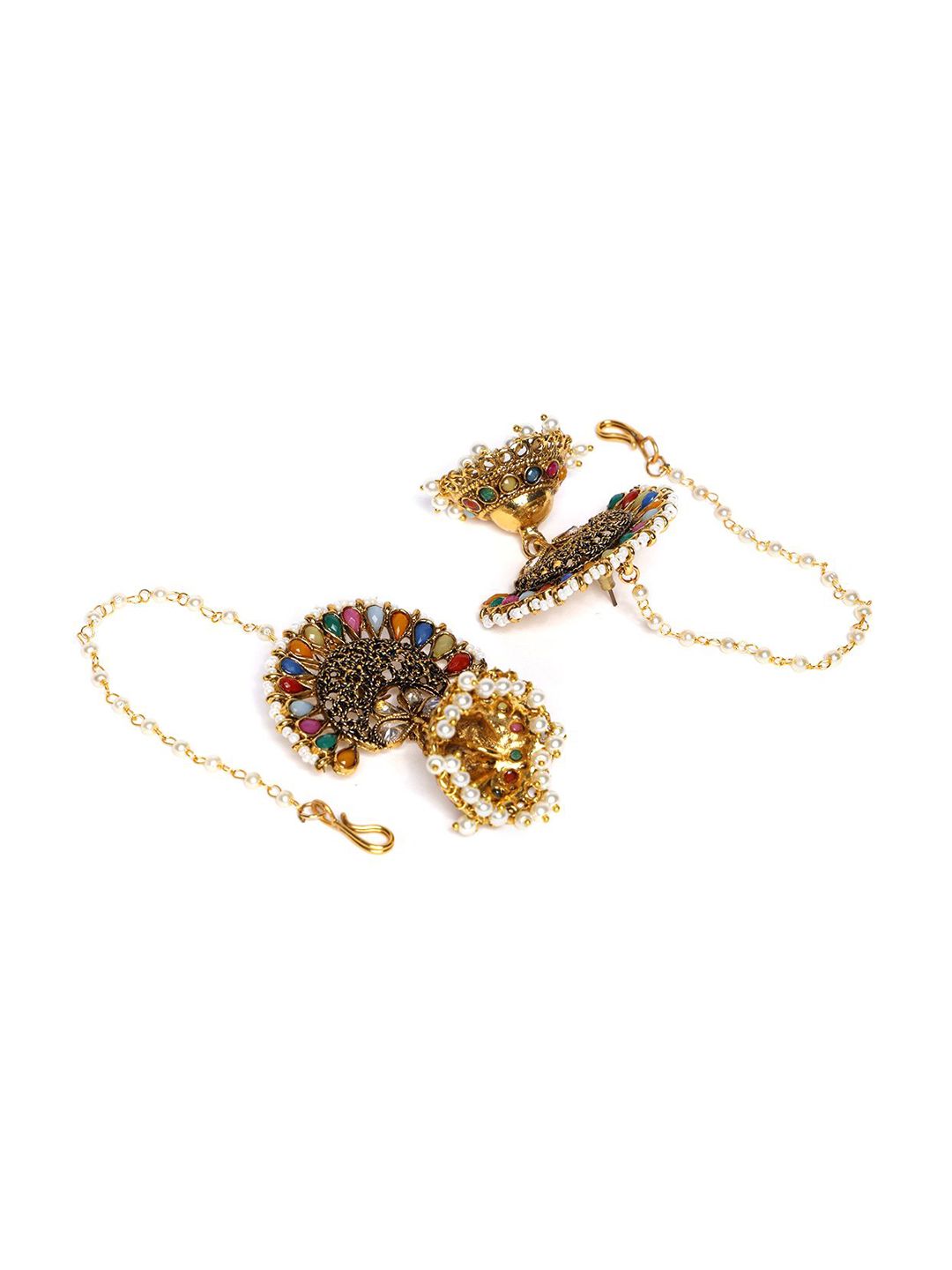 Anouk Contemporary Jhumkas Earrings
