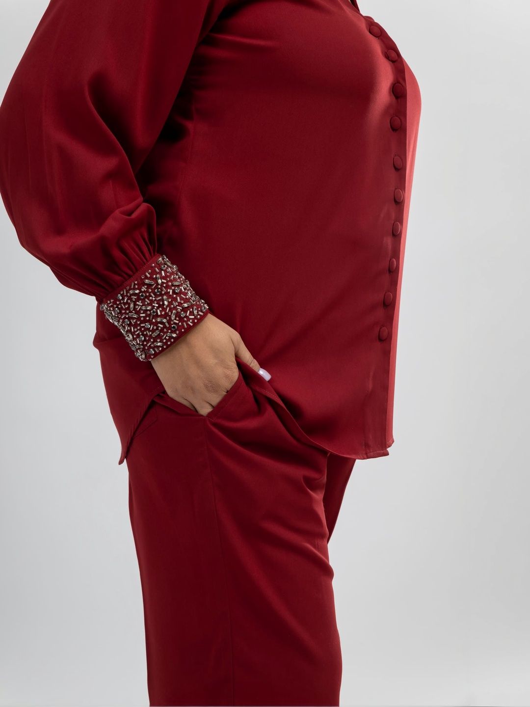 Mamicha Shirt Collar Shirt & Trousers Co-Ords