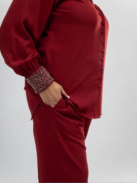 Mamicha Shirt Collar Shirt & Trousers Co-Ords