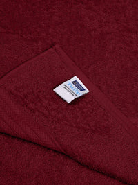 BOMBAY DYEING Tulip Maroon Pure Cotton 450 GSM Bath Towel
