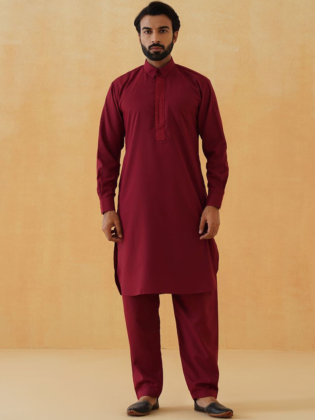 Anouk Men Regular Kurta with Salwar