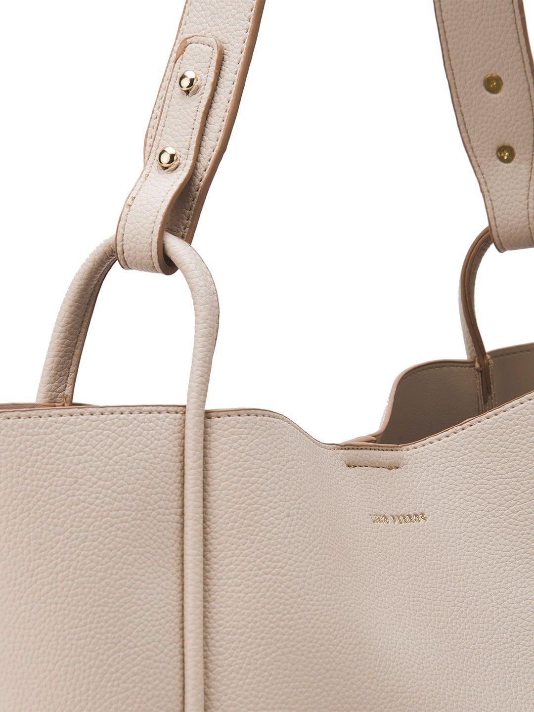 Lino Perros Colourblocked Oversized Shopper Tote Bag with Tasselled