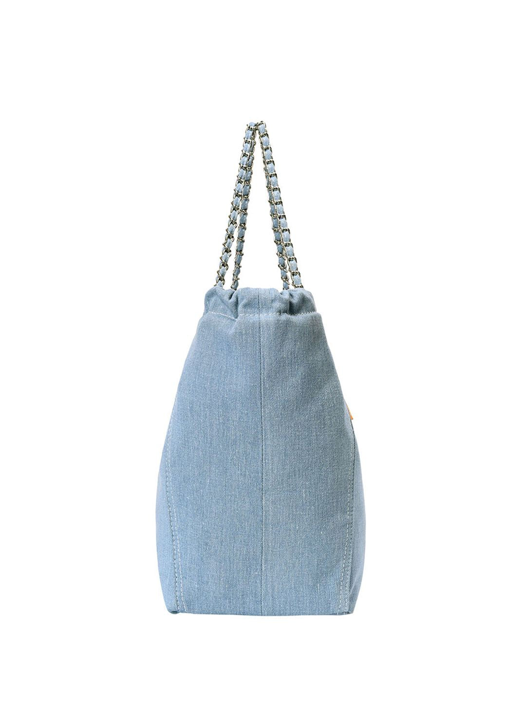 Lino Perros Denim Structured Shoulder Bag