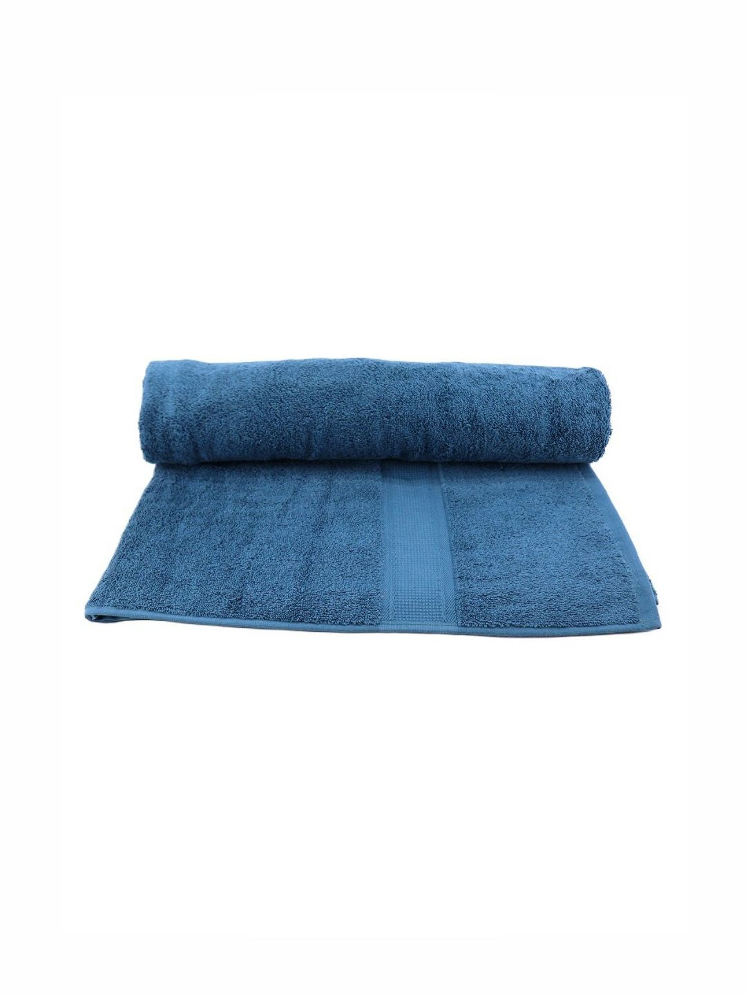 BOMBAY DYEING Navy Blue 1 Pcs Cotton 550 GSM Bath Towel