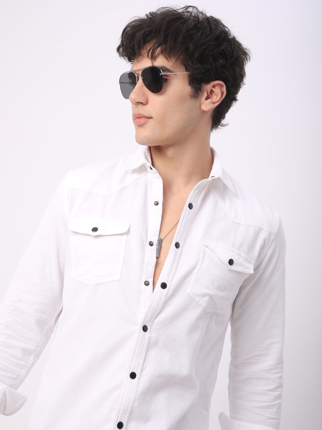 VASTRADO Men Classic Slim Fit Opaque Casual Shirt