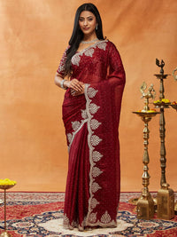 kasee Saree Labuci Bersulam Berhias
