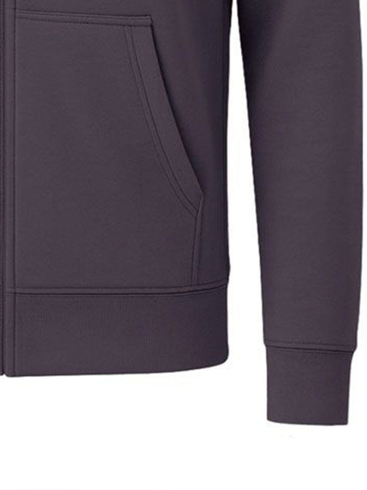 ADRO Men Graphic Printed Regular Fit Zip-Up Hooded Front-Open Sweatshirt