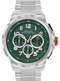 French Connection Men Dial & Stainless Steel Bracelet Style Straps Analogue Watch FCM04NSM