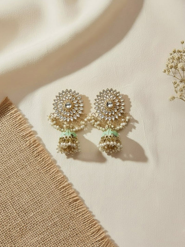 Anouk Contemporary Jhumkas Earrings