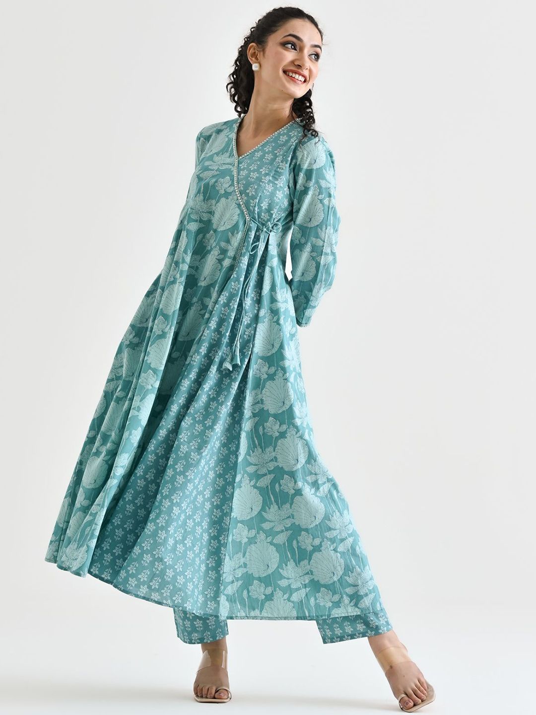 Rustorange Women Floral Printed Kurta