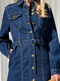 all about you Women Solid Sheath Shirt Collar Dress