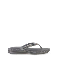 Mochi Women Printed Open Toe Flats