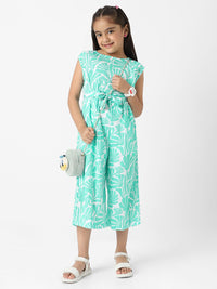 Nauti Nati Girls Printed Capri Jumpsuit