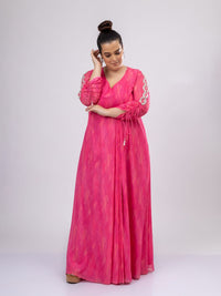 Mamicha Women Print V Neck Maxi Dress