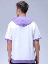 The Indian Garage Co Men Oversized Scooby-Doo Printed Overhead Hooded Sweatshirt