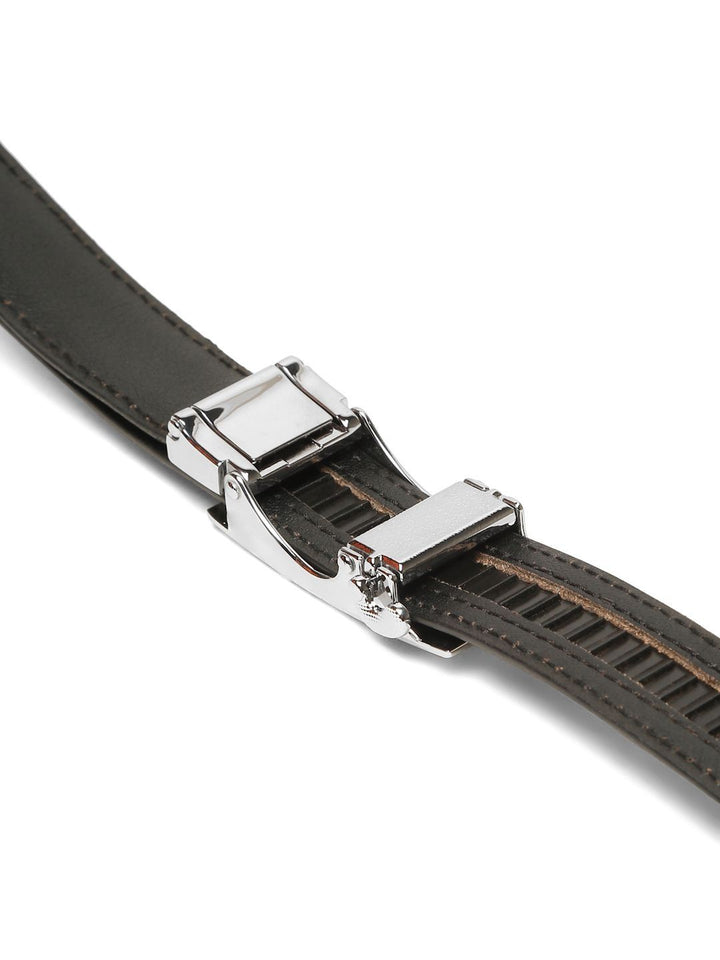 Teakwood Leathers Women Textured Leather Formal Belt