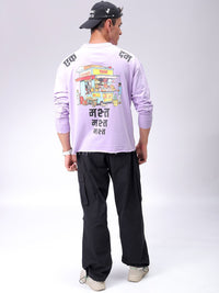 The Indian Garage Co Men Graphic Printed Cotton Sweatshirt