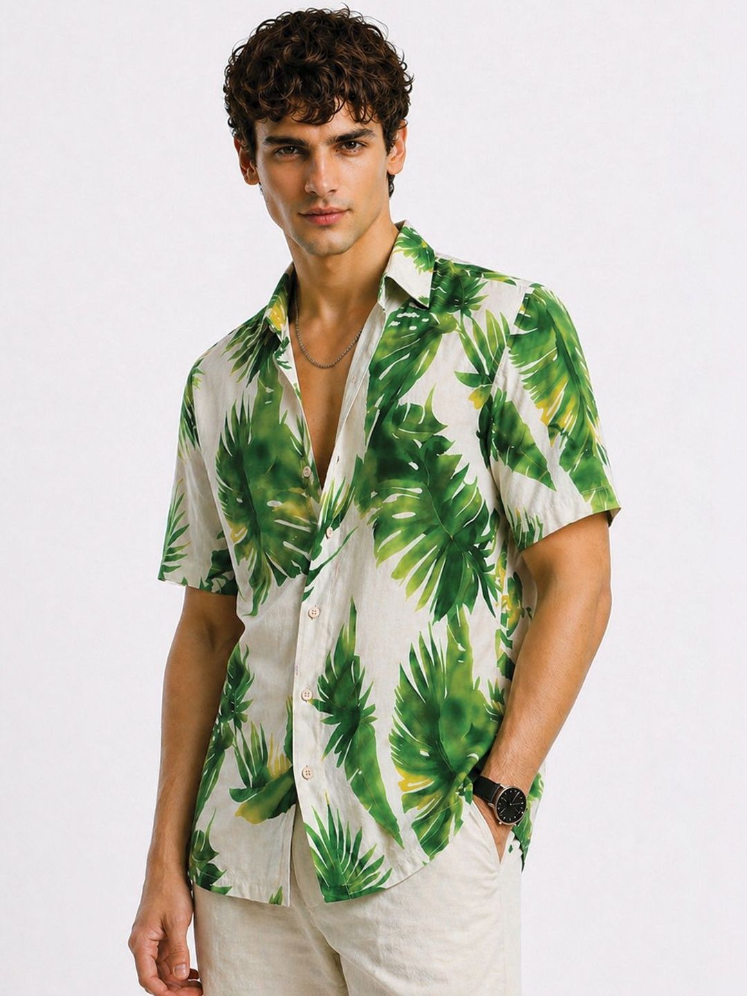 ADRO Men Standard Floral Printed Casual Shirt