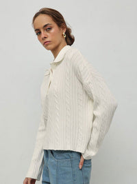STREET 9 Women Cable Knit Pullover