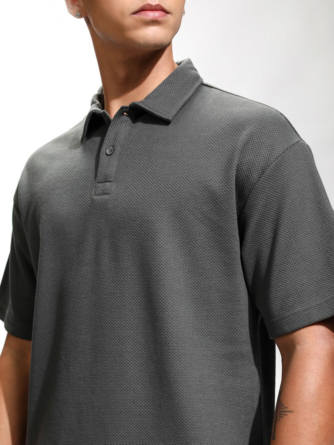 HIGHLANDER Polo Collar Relaxed-Fit T-Shirt & Shorts Co-Ords