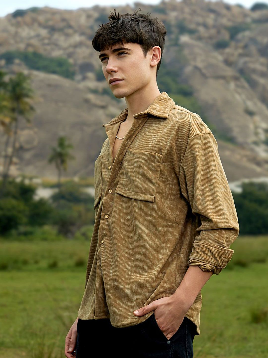 Campus Sutra Men Comfort Opaque Casual Shirt