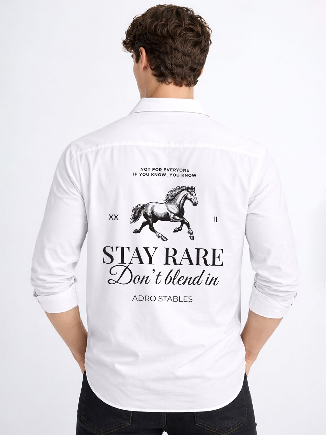 Baju Kasual Bercetak Standard ADRO Lelaki