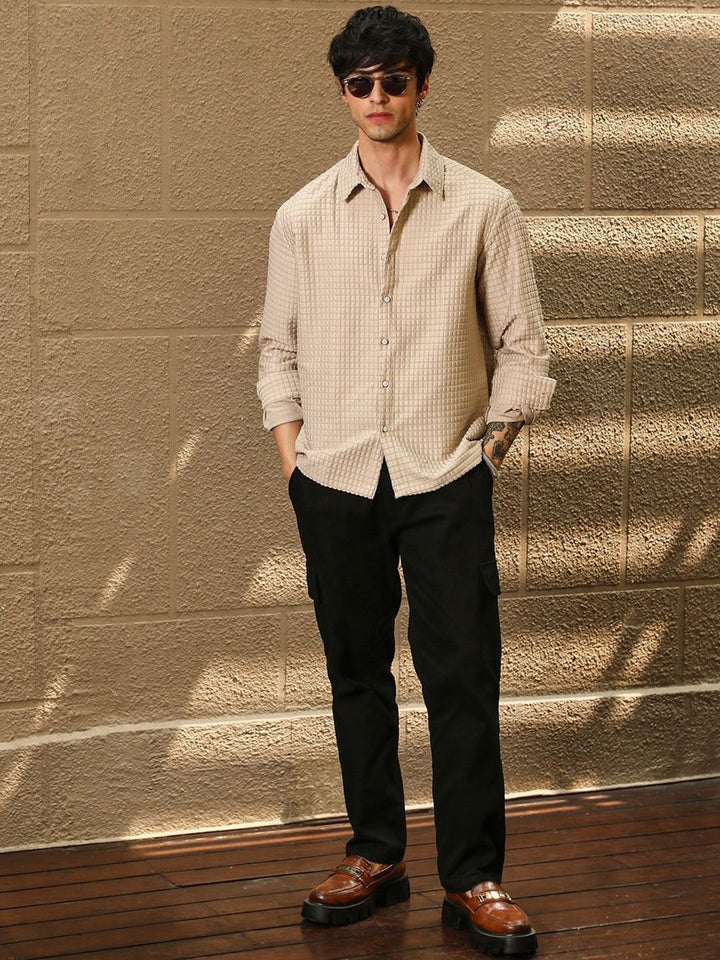 Campus Sutra Men Comfort Opaque Casual Shirt