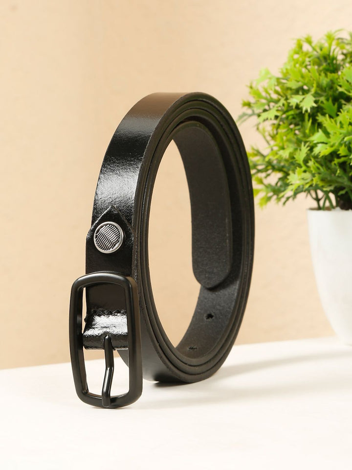 Teakwood Leathers Women Casual Slim Leather Belt