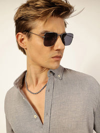 Thomas Scott Men Slim Fit Button-Down Collar Casual Shirt