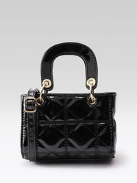 DressBerry Structured Quilted Handheld Bag