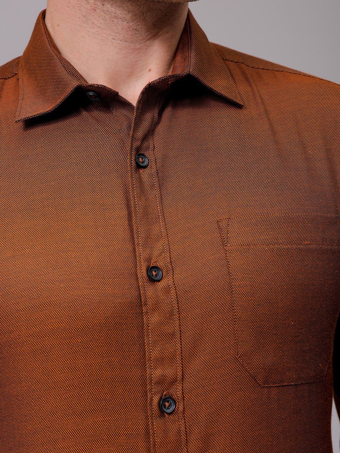 The Indian Garage Co. X Luxe Men Slim Fit Opaque Formal Shirt