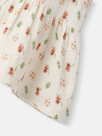 Nauti Nati Girl Floral Cotton Lace Dress