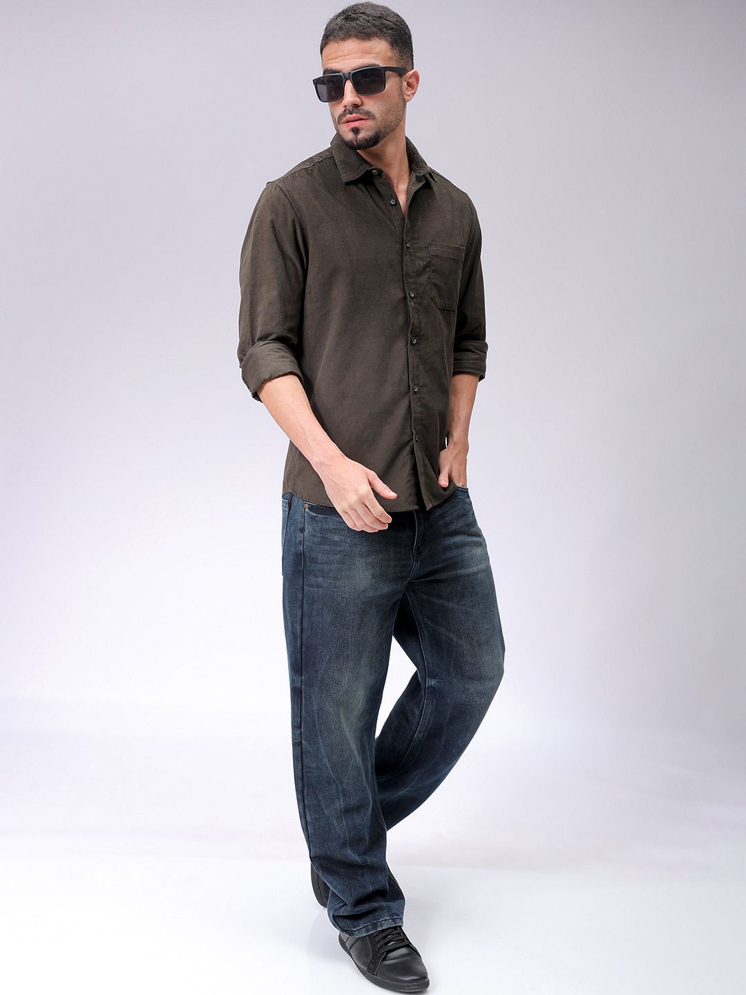 The Indian Garage Co Men Opaque Casual Shirt