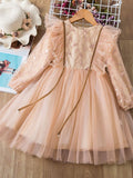 Pakaian bersulam gadis YK Fit & Flare