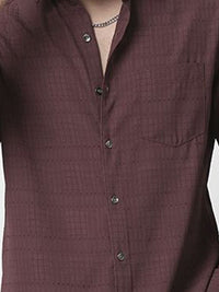 VASTRADO Men Classic Slim Fit Opaque Casual Shirt