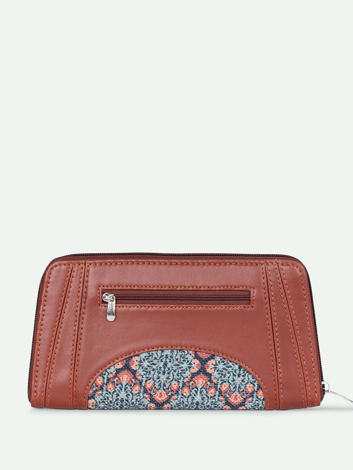 ZOUK Women Arika Zipper Wallet Kolkata Nouveau