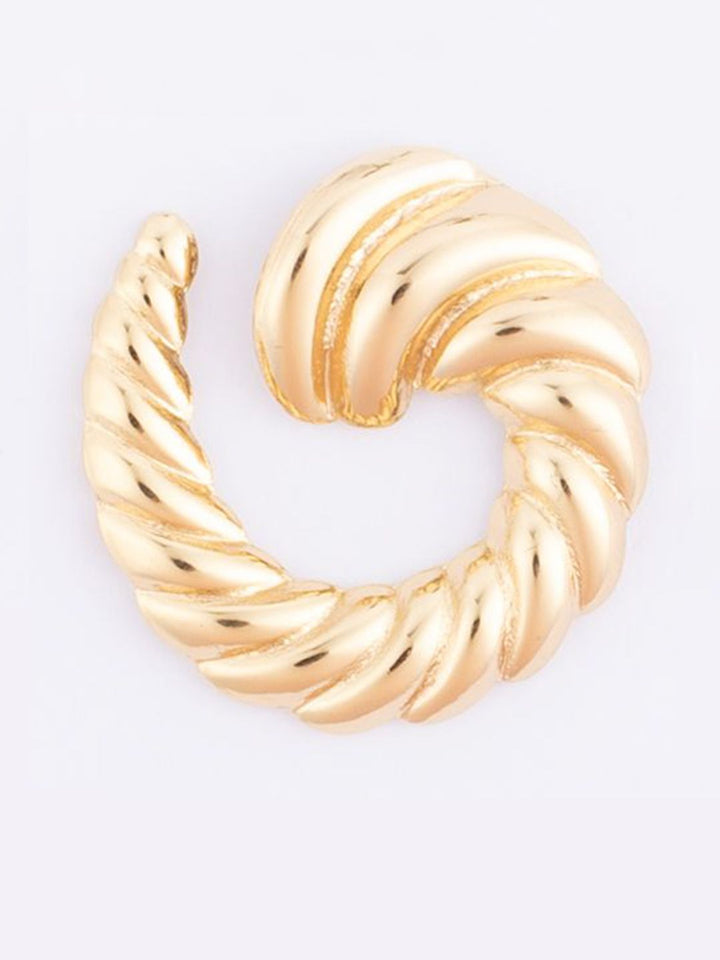 VOGUE PANASH Stainless Steel 18K Gold-Plated Contemporary Studs