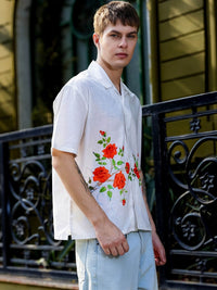 Eszett Men Floral Printed Casual Shirt