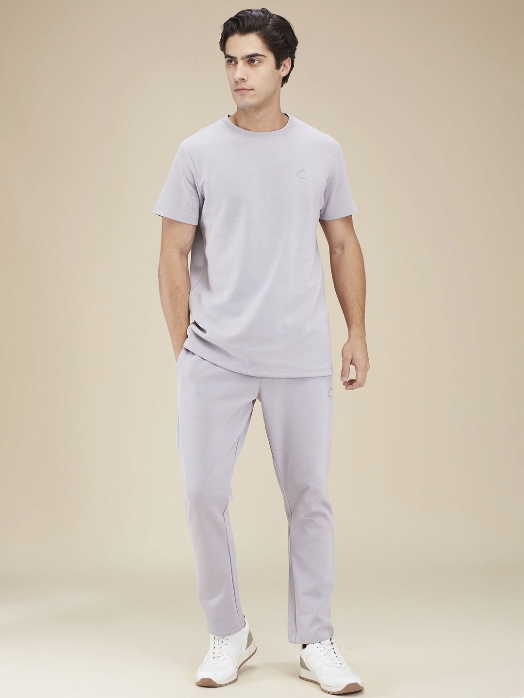 Being Human Men Solid Round Neck Cotton T-shirt