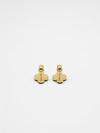 VOGUE PANASH Gold-Plated Floral Shaped Studs