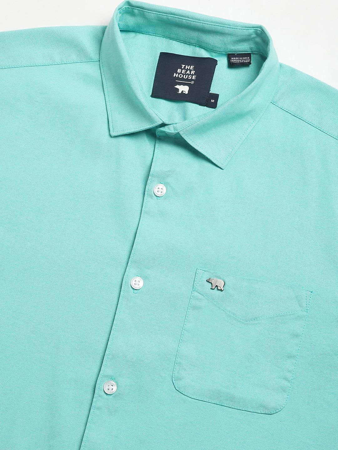 THE BEAR HOUSE Men Slim Fit Opaque Casual Shirt