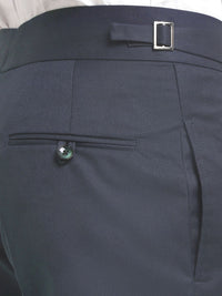 KLOTTHE Men's  Cotton Rich Solid Slim Fit Gurkha pants