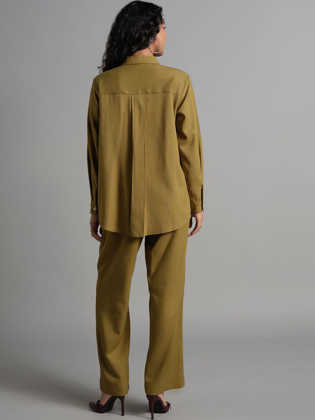 AND Shirt Collar Shirt With Trousers Co-Ords Set