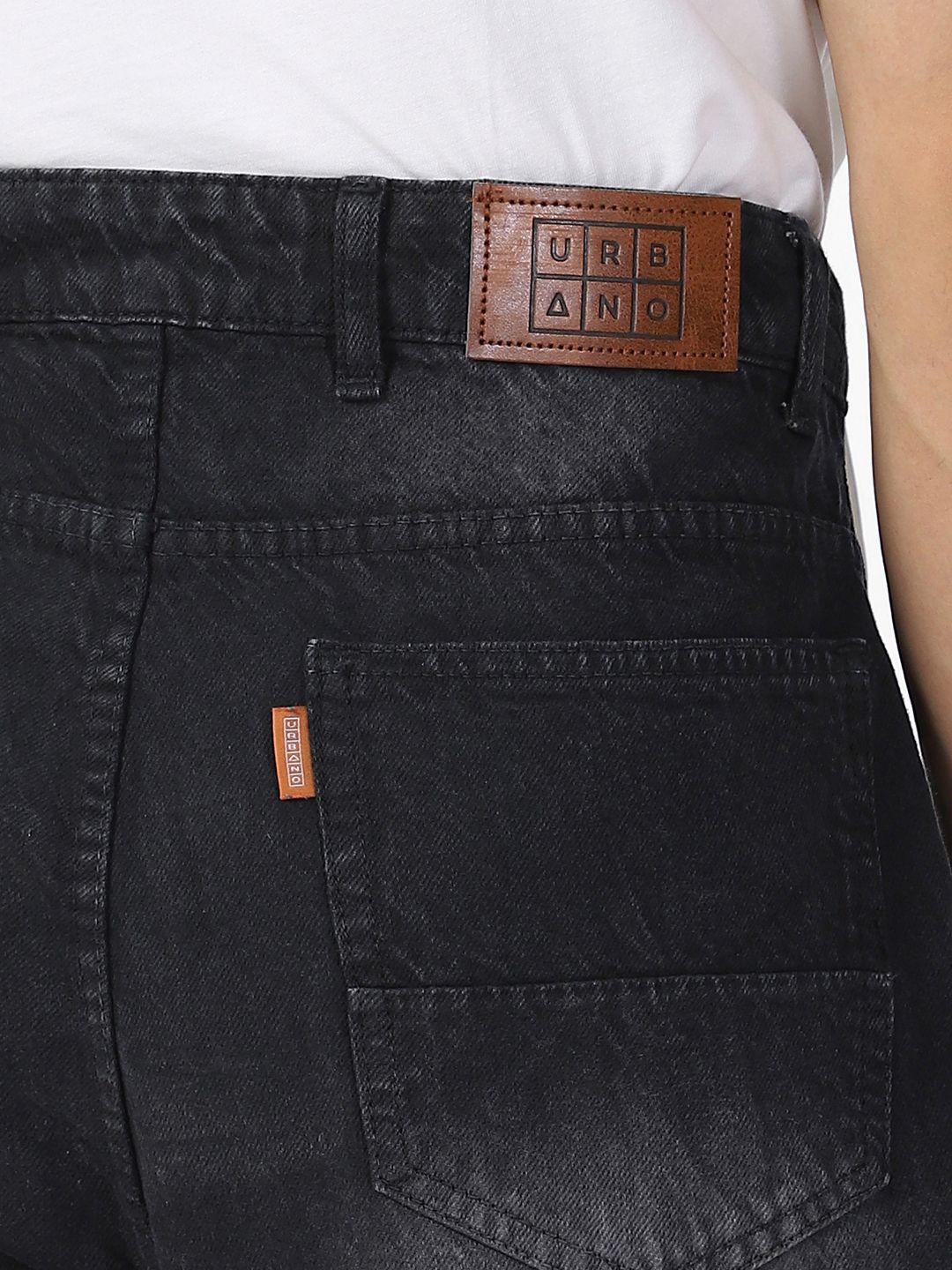 Urbano Fashion Men Loose Relaxed Fit Heavy Fade Jeans