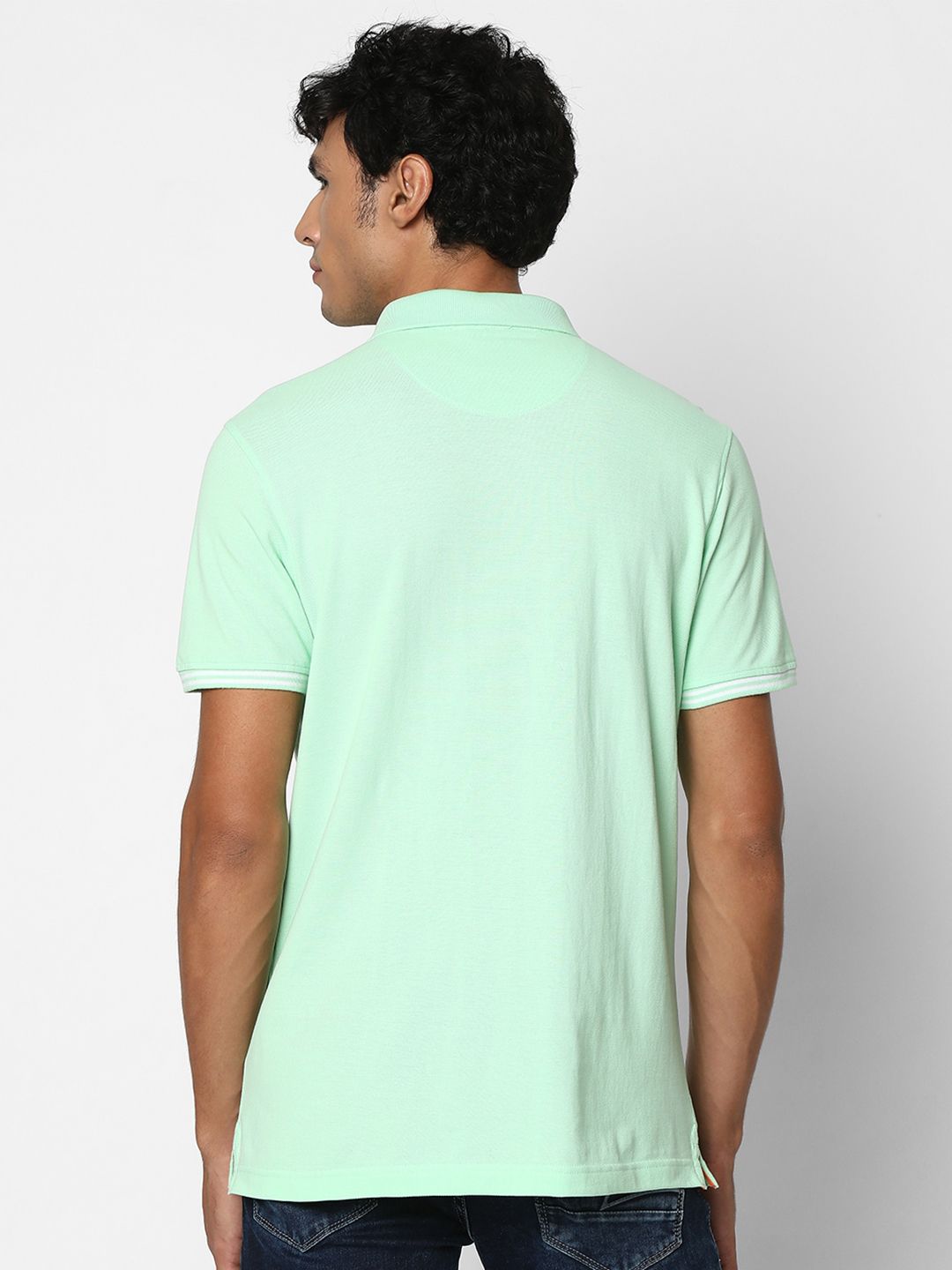 SPYKAR Polo Collar Cotton T-Shirt