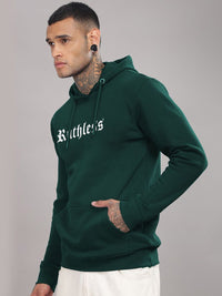 ADRO Men Printed Hooded Sweatshirt