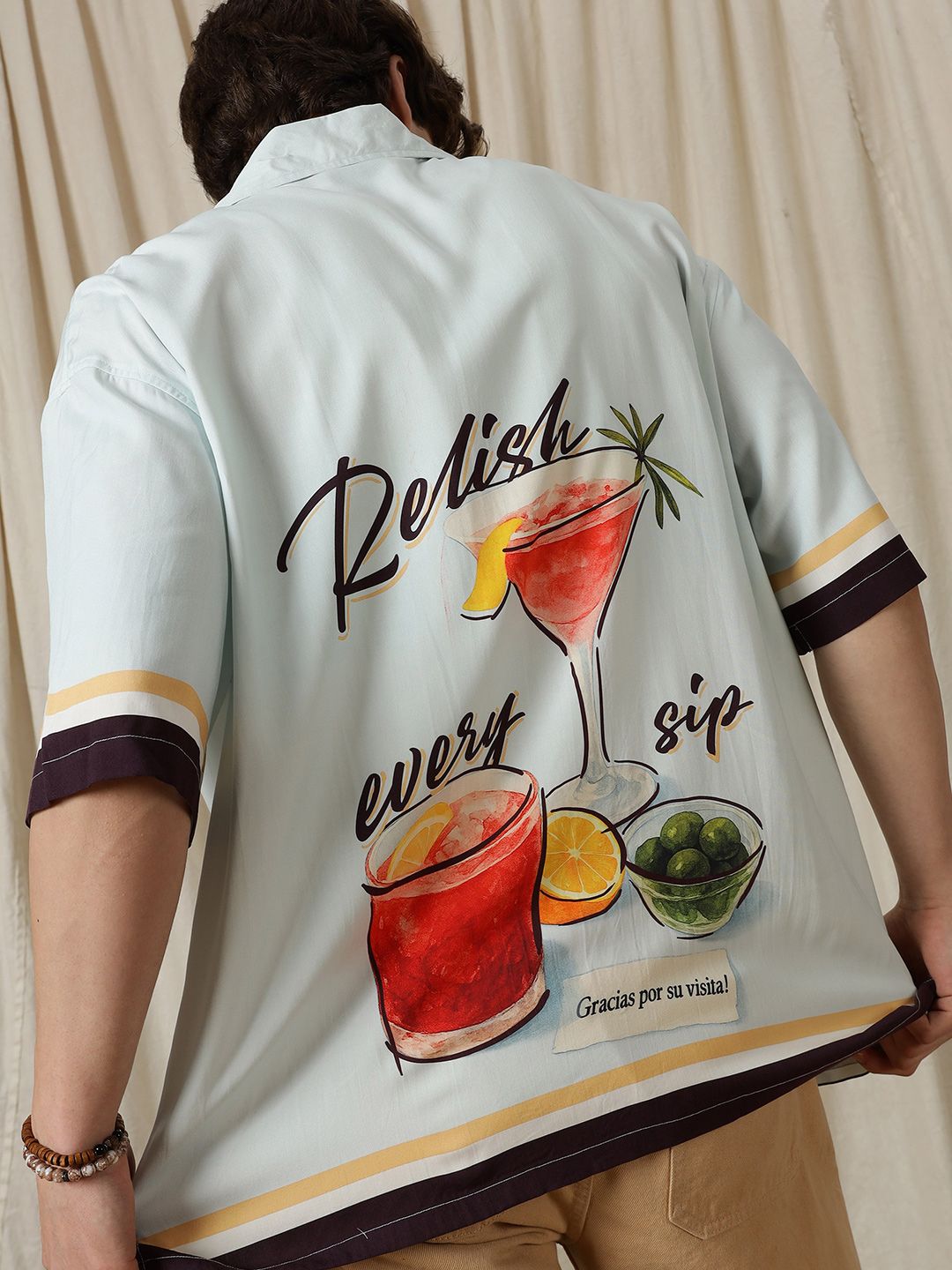 Eszett Men Cotton Printed Casual Shirt